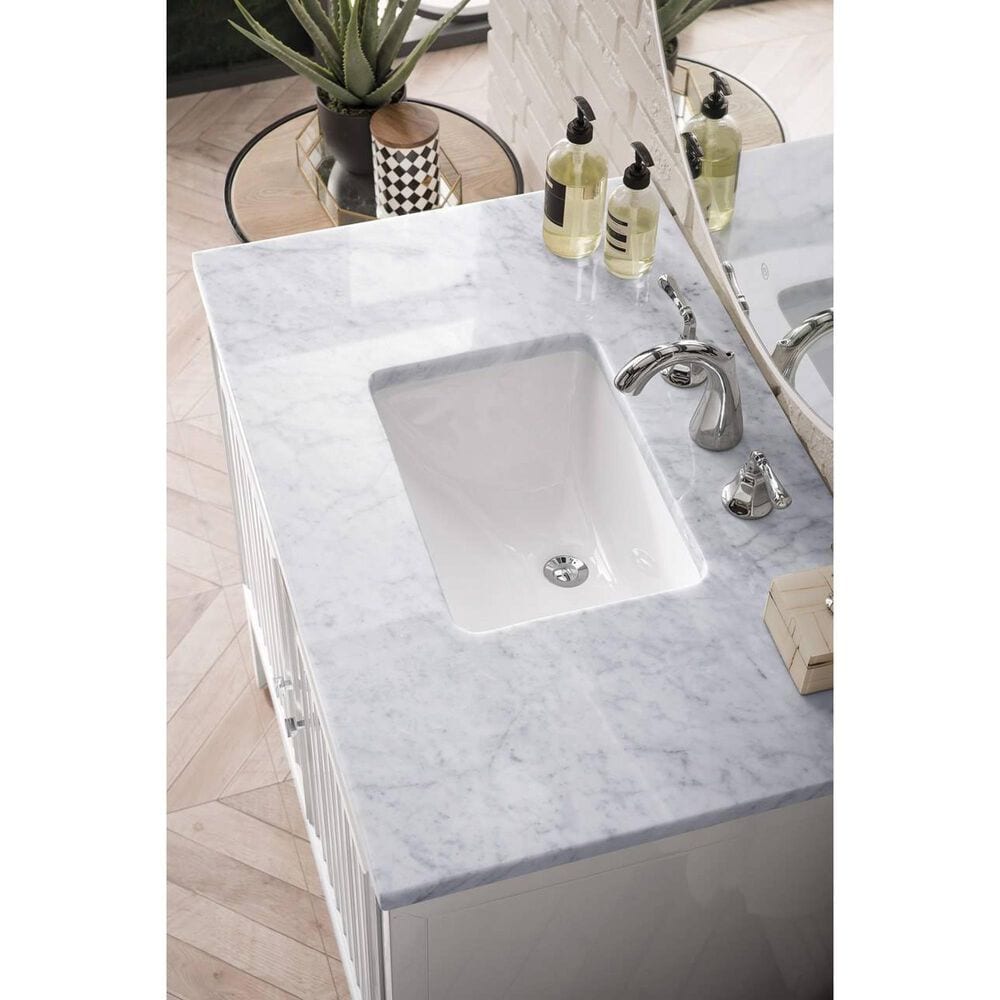 James Martin Vanities Athens 36&quot; Single Vanity Base in Bright White, , large
