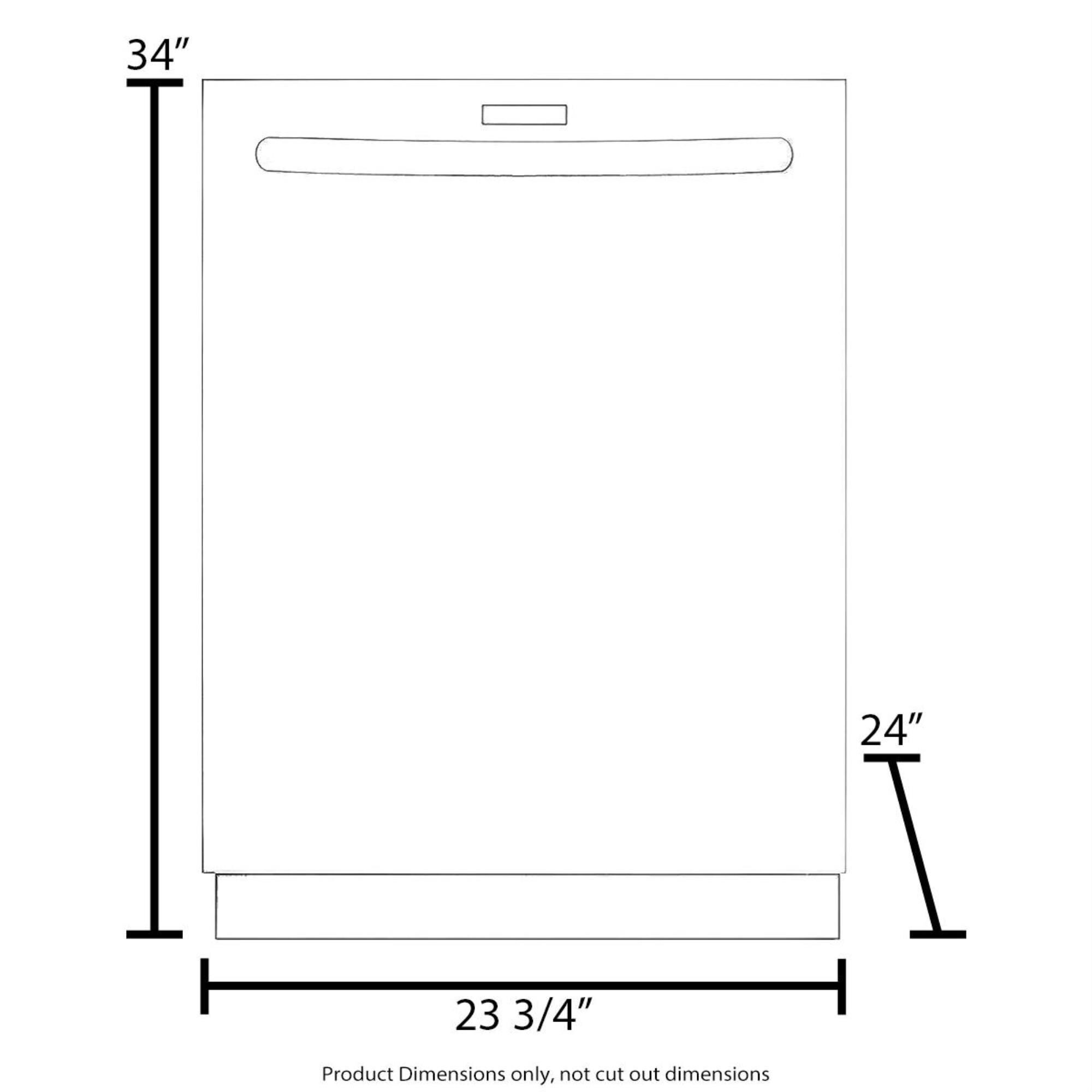 Ge profile store dishwasher dimensions