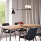 Zuo Modern Richiza Ceiling Lamp in Black, , large