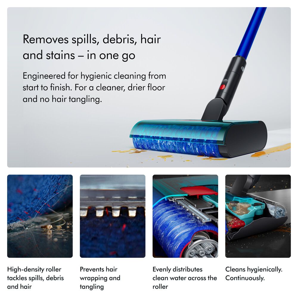 Dyson W1 PencilWash Wet/Dry Cleaner and Dock in Ultra Blue, , large