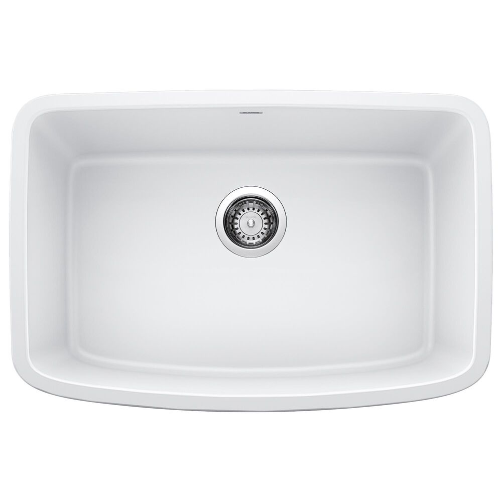 Blanco Valea 27" Single Bowl Kitchen Sink in White, , large