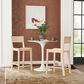 Linon Home Decor Devin Counter Stool in Unfinished (Set of 2), , large