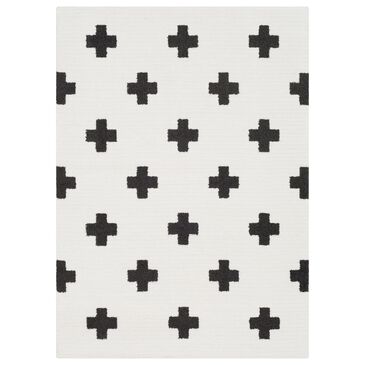Surya Moroccan Shag MCS-2306 2" x 3" Black and White Area Rug, , large