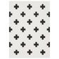 Surya Moroccan Shag MCS-2306 2" x 3" Black and White Area Rug, , large