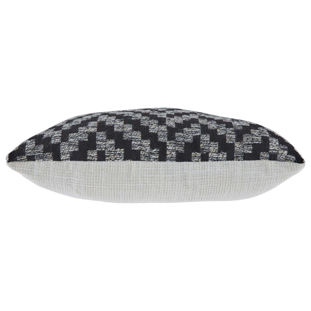 Ashley Tenslock 18&quot; Square Throw Pillow in Black and White, , large