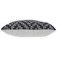 Ashley Tenslock 18" Square Throw Pillow in Black and White, , large