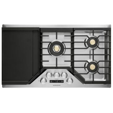 Monogram 36" Gas Sealed Burner Cooktop in Stainless Steel, , large