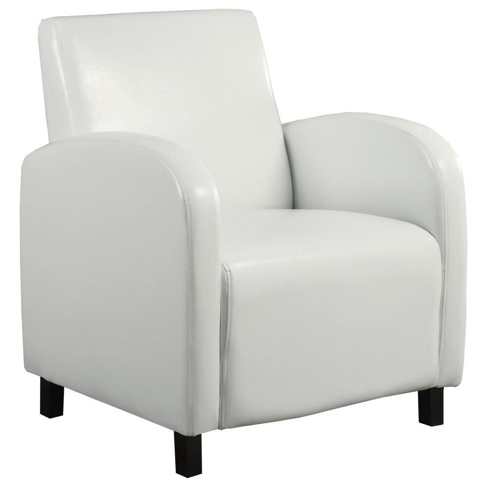 Monarch Specialties Accent Chair in White, , large