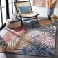 Safavieh Cabana CBN445H 4" x 6" Black and Rust Indoor/Outdoor Area Performance Rug, , large
