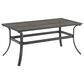 Crosley Furniture Dahlia Patio Coffee Table in Matte Black - Table Only, , large