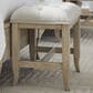 Riva Ridge Provence Vanity Button-Tufted Bench in Bisque Linen, , large
