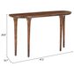 Zuo Modern Spiker Console Table in Walnut, , large