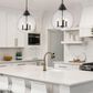 Golden Lighting Ariella 3-Light Pendant in Matte Black, , large
