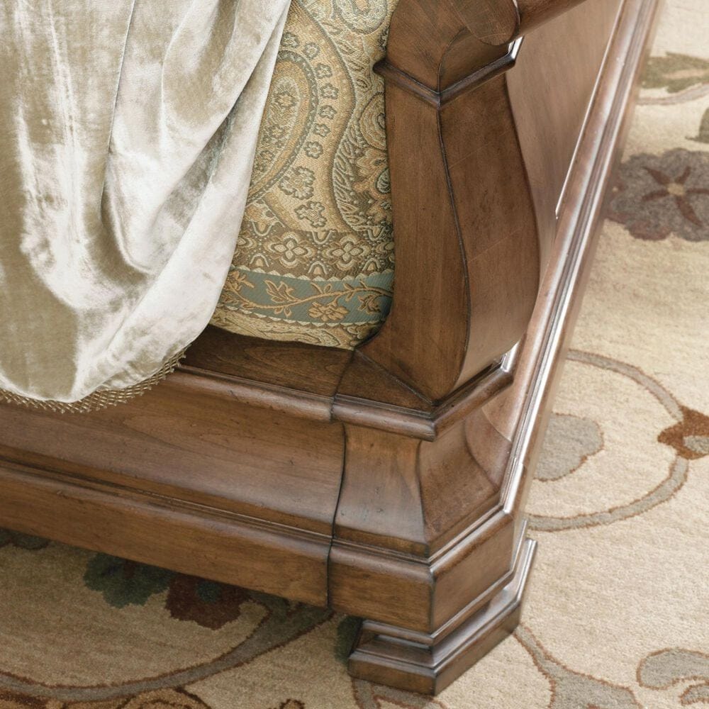 Universal Furniture New Lou Louie P&#39;s Queen Sleigh Bed in Cognac, , large