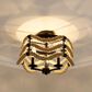 Golden Lighting Marissa 3-Light Semi-Flush in Matte Black, , large