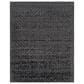Surya Hightower 8" x 10" Charcoal, Black and White Area Rug, , large