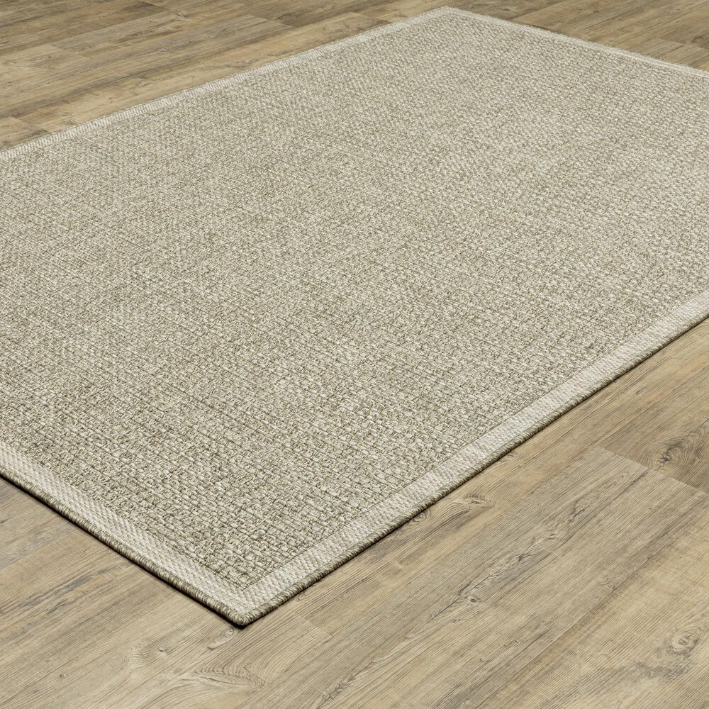Oriental Weavers Tortuga TR12A 9&#39;10&quot; x 12&#39;10&quot; Beige Area Rug, , large