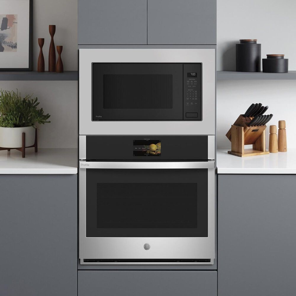 GE Profile Single Wall Oven 30&quot; with Convection in Stainless Steel, , large