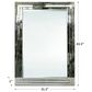Garber Collection 43.5" Wall Mirror in Silver, , large