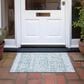 Dalyn Rug Company Portico PO1 Teal 1"8" x 2"6" Area Rug, , large
