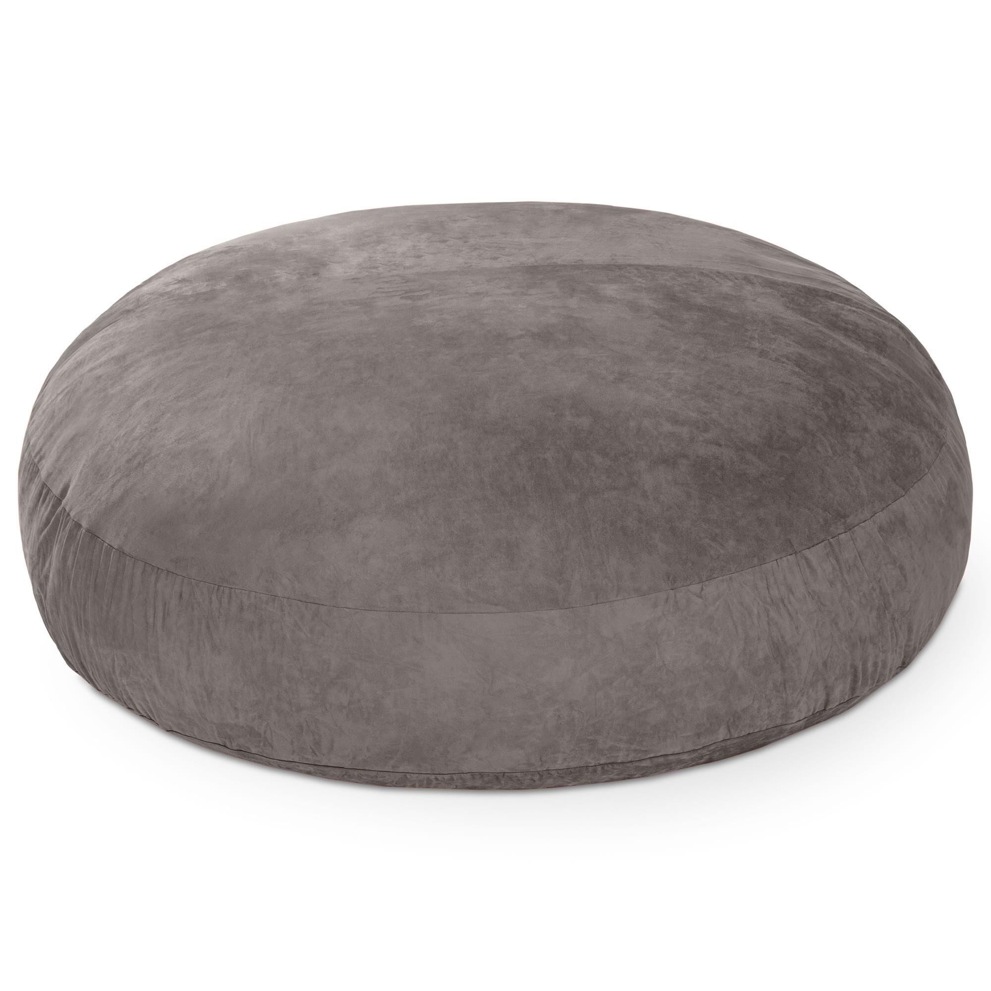 Jaxx 6' Cocoon Large Bean Bag Chair in Charcoal