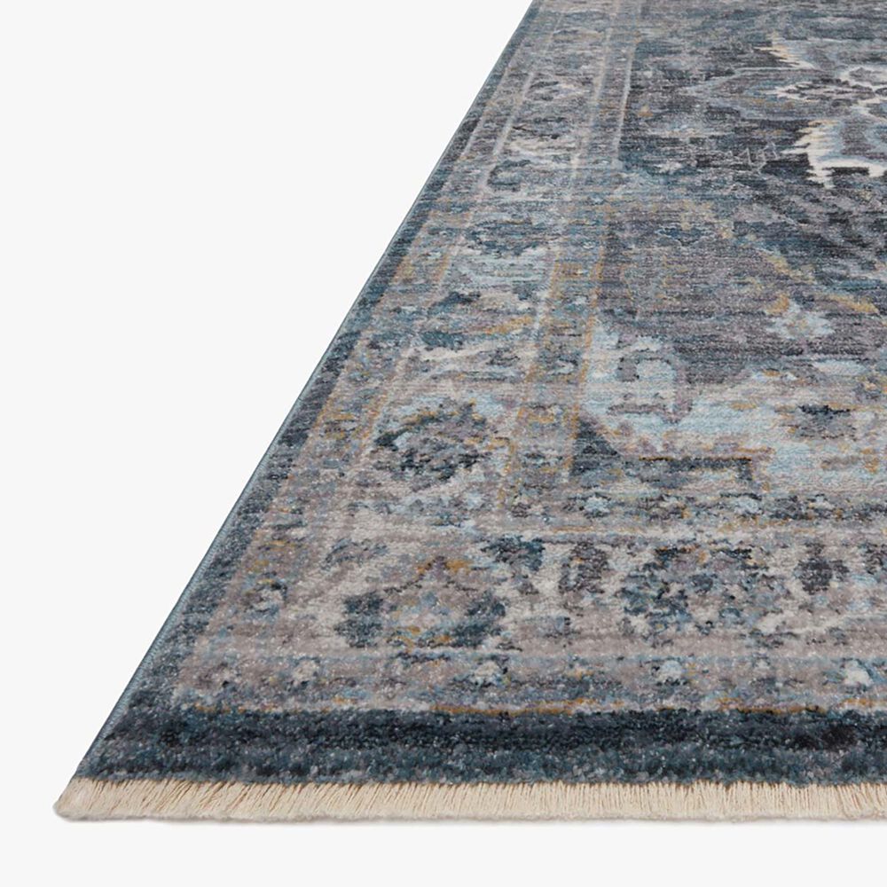 Loloi II Samra SAM-01 2&#39;3&quot; x 3&#39;10&quot; Denim and Grey, , large