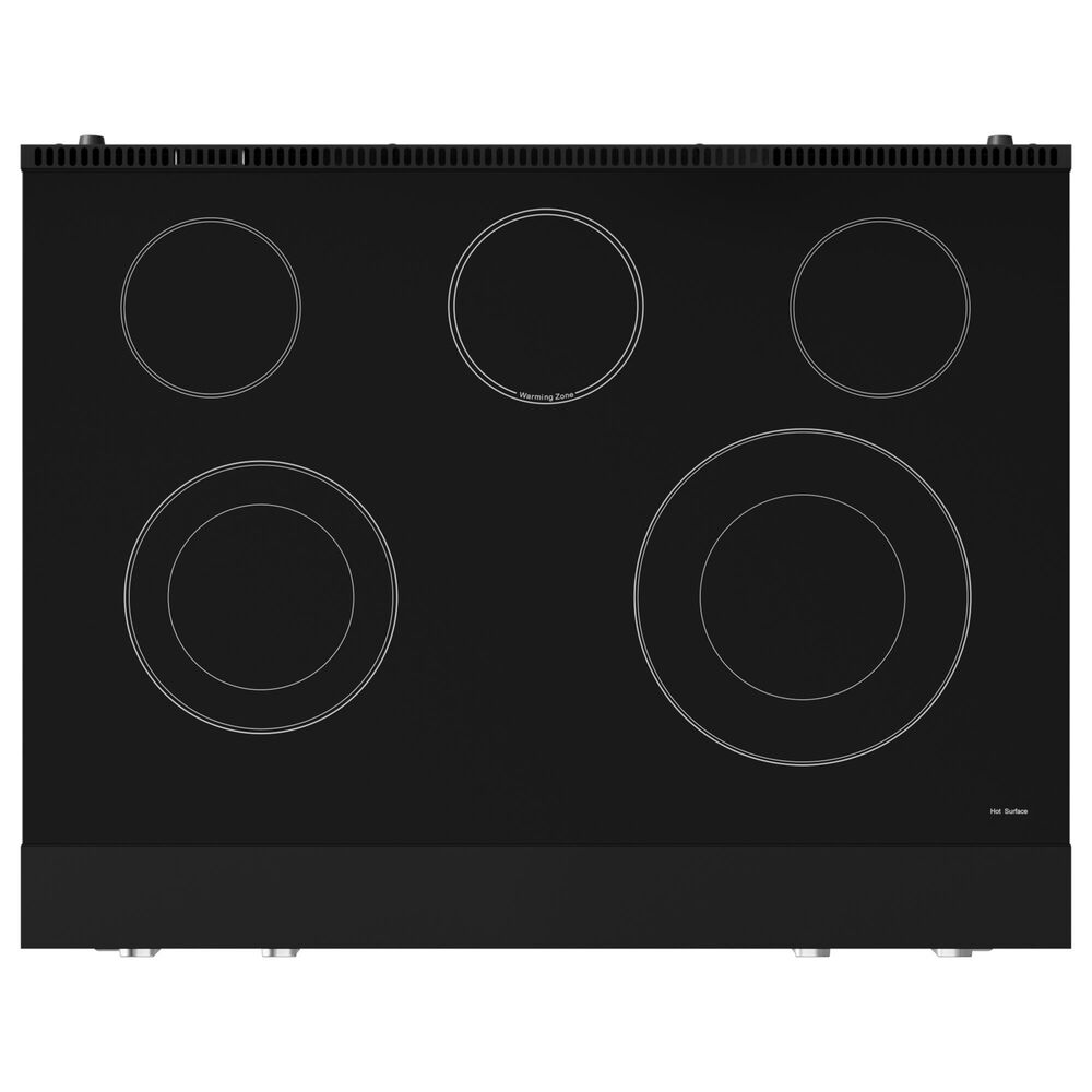 Thor Kitchen Gordon Ramsay 6 Cu. Ft. 36&quot; Professional Electric Range with Stainless Steel Handle Kit in Black, , large