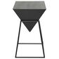 Maple and Jade Triangle End Table in Black, , large