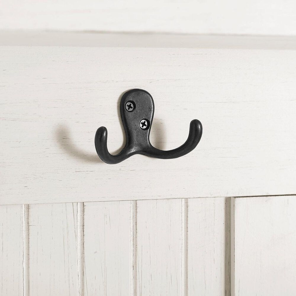 Crosley Furniture Seaside Hall Tree in Distressed White NFM