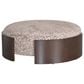 Century Lunar Oak Ottoman in Tan, , large