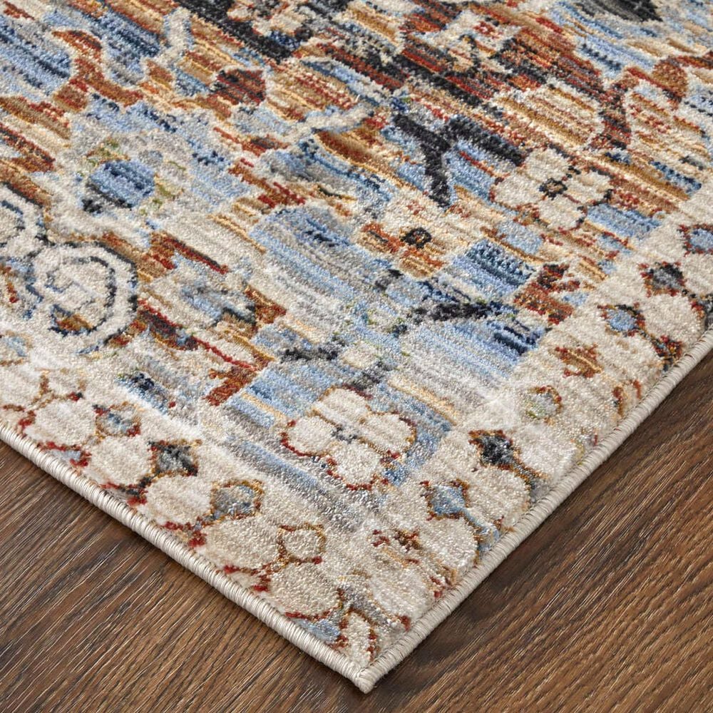 Feizy Melrose 9&#39; x 12&#39;8&quot; Ivory and Rust Area Rug, , large