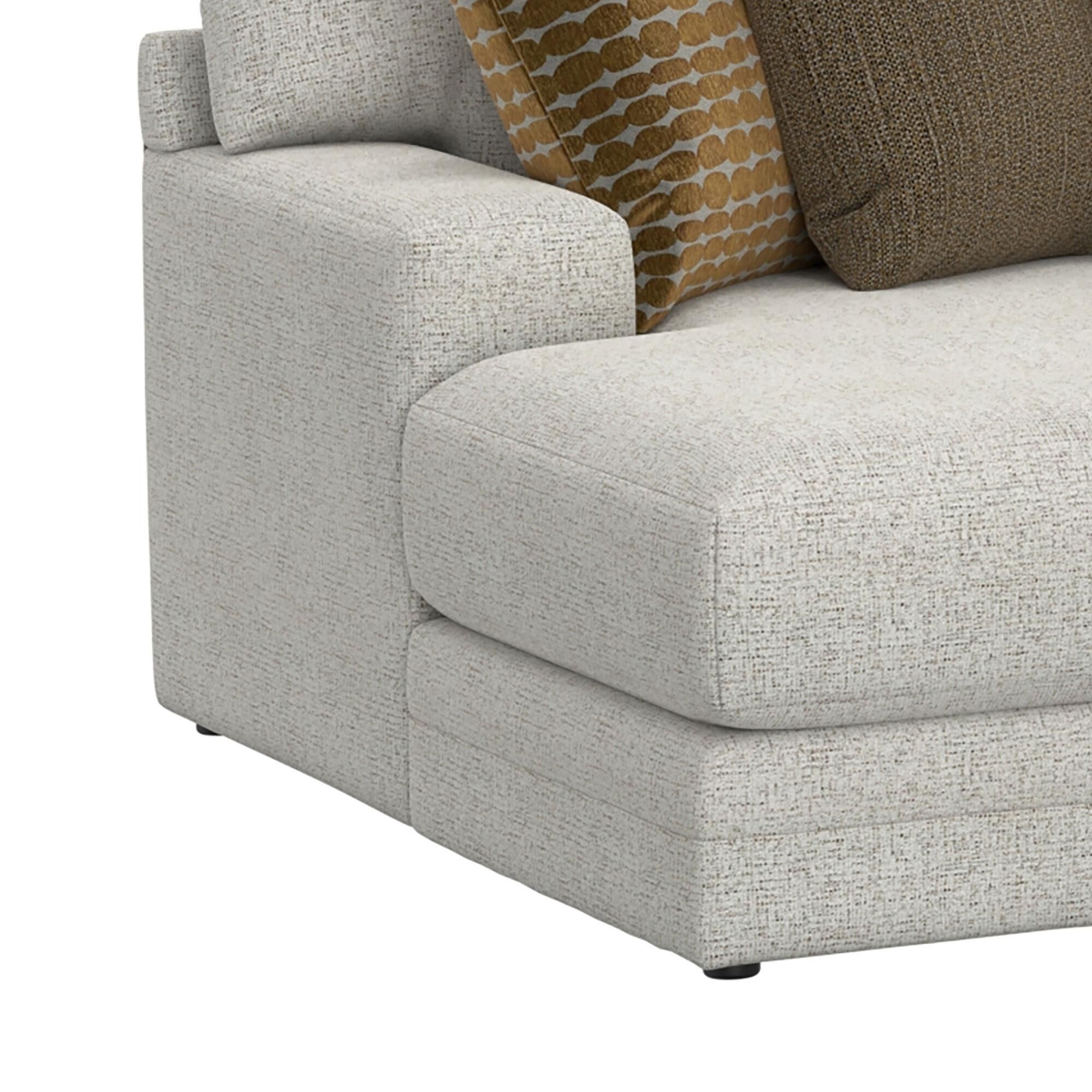 Hartsfield Tori 4-Piece Left Facing Sectional in Birch
