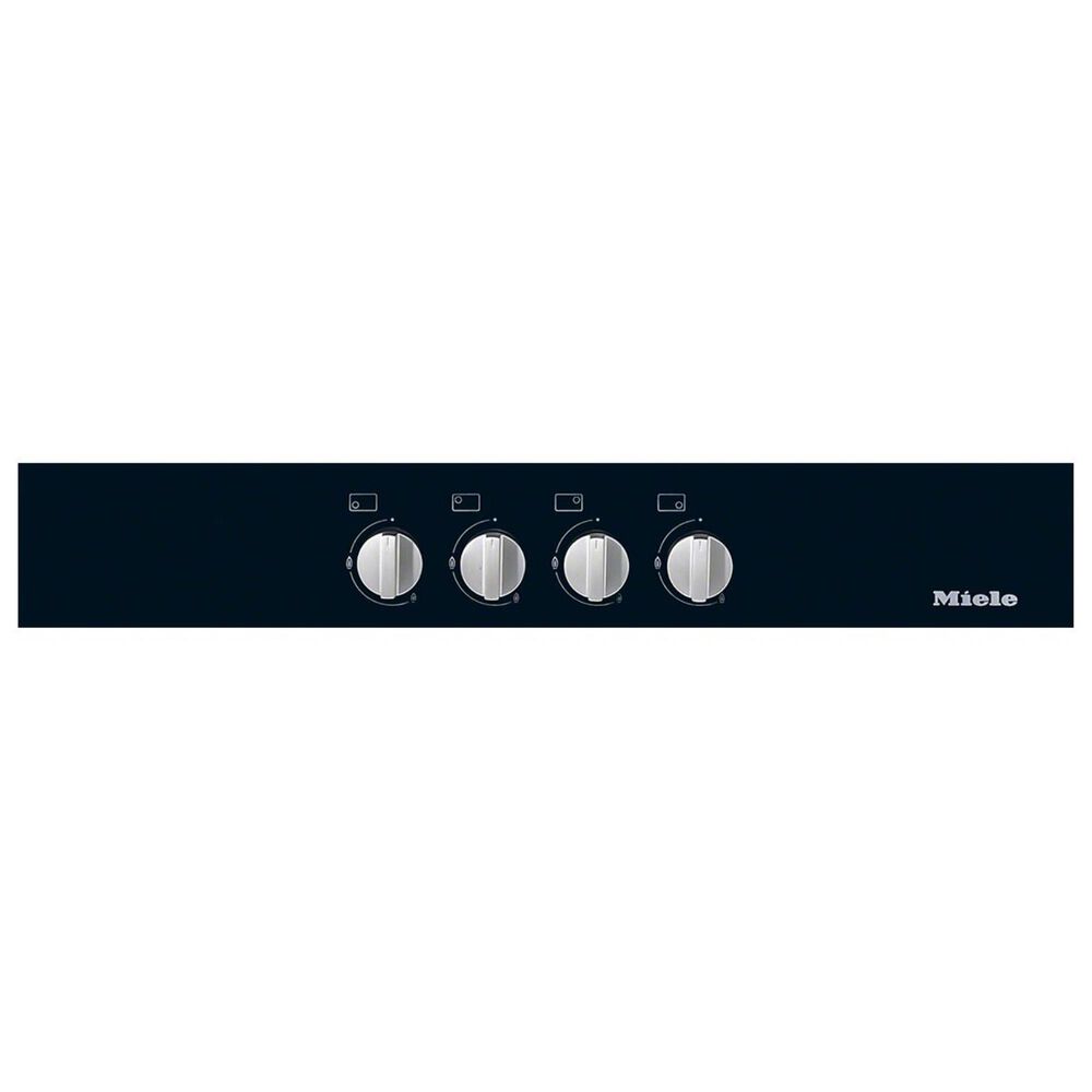 Miele 24&quot; Gas Cooktop in Black and Stainless Steel, , large