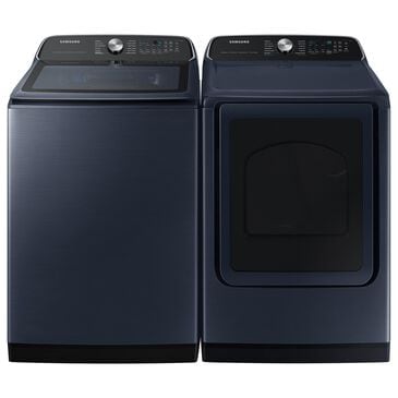 Samsung 5.4 Cu. Ft. Washer and 7.4 Cu. Ft. Electric Dryer in Blue , , large