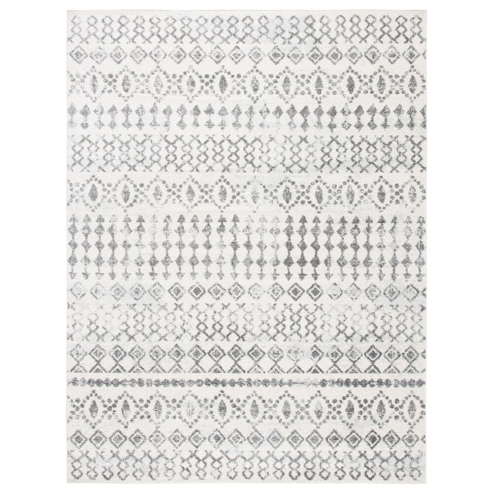 Safavieh Tulum Transitional 8" x 10" Ivory and Grey Area Rug, , large