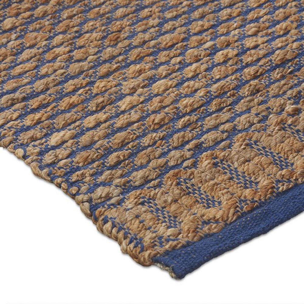 L&amp;R Resources Natural Fiber Insignia Blue 7'9" x 9'9" Area Rug, , large