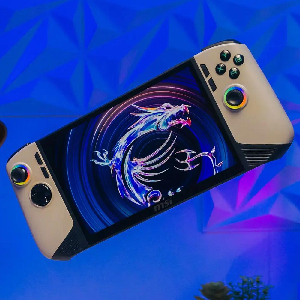 MSI Claw 8 AI+ A2VM Gaming Handhelds in Sandstorm, , large