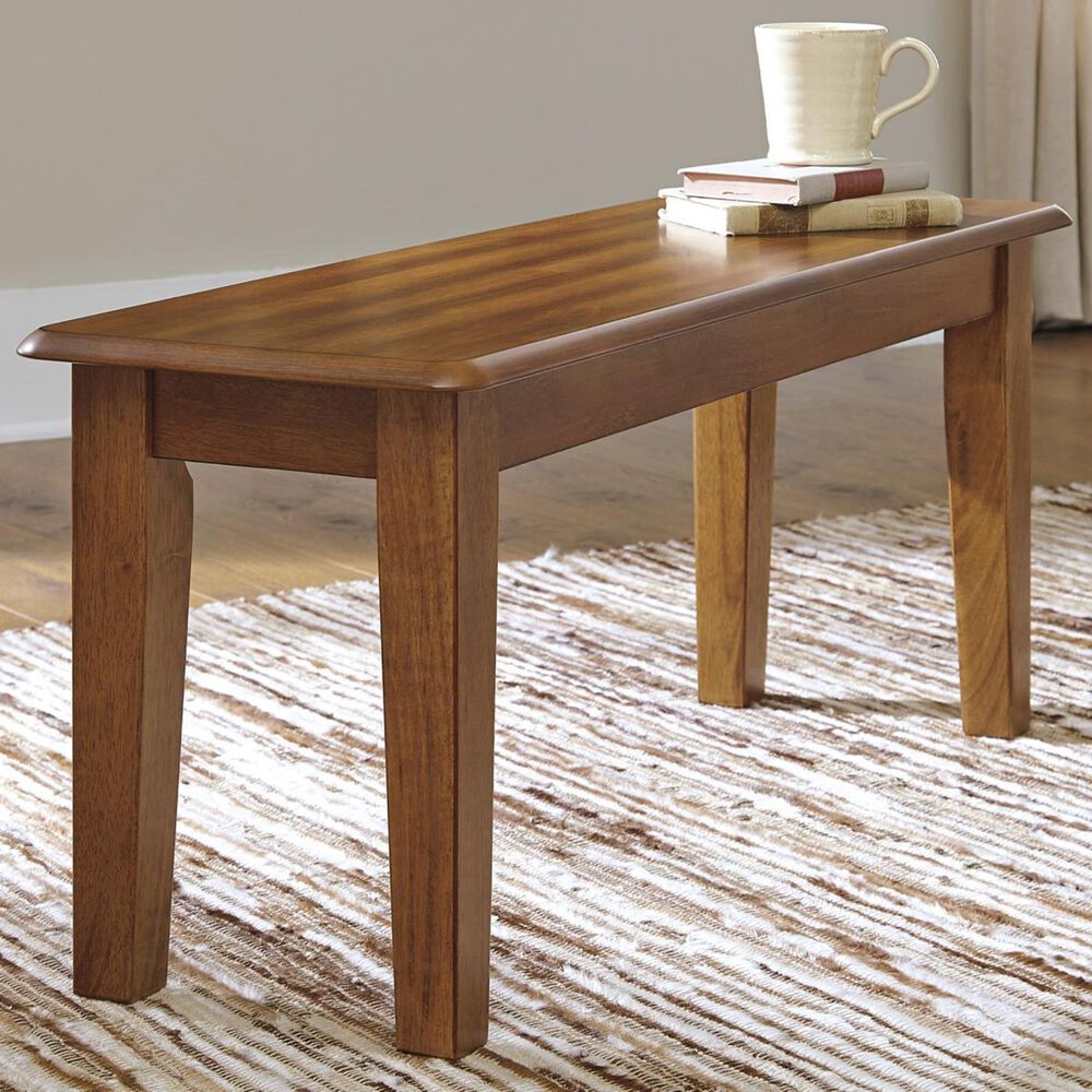 Ashley Berringer Large Dining Bench in Rustic Brown, , large