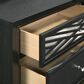 New Heritage Design Obsidian 6-Drawer Dresser and Mirror in Black, , large