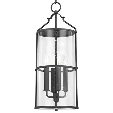 Troy Lighting Burbank 4-Light Exterior Pendant in Texture Black, , large