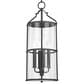 Troy Lighting Burbank 4-Light Exterior Pendant in Texture Black, , large