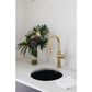 Kohler Porto Fino 18.5" Top-Undermount Single Bowl Bar Sinks in Black, , large