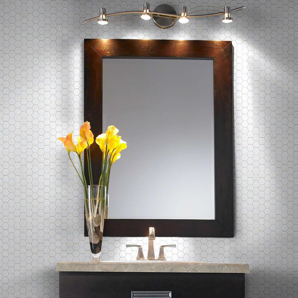 Shaw Geoscape Hexagon White 11.22&quot; x 10.43&quot; Ceramic Mosaic Sheet, , large