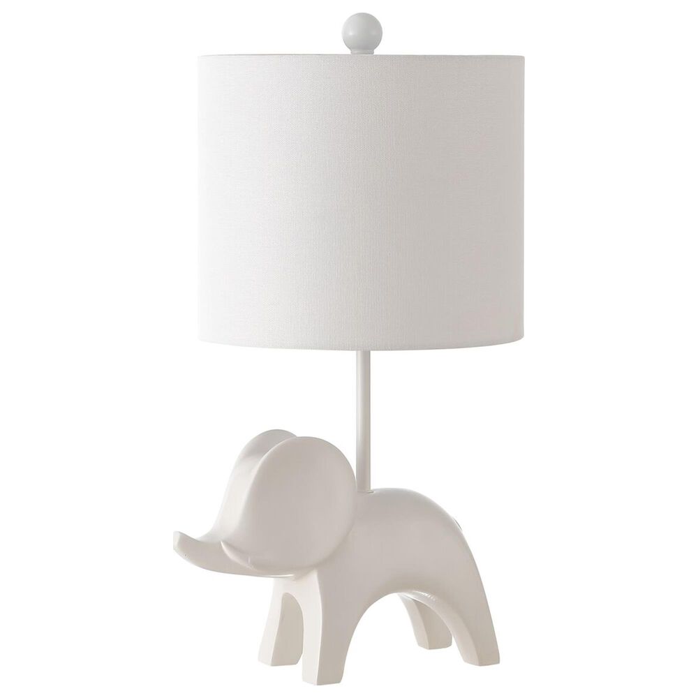 Safavieh Ellie Elephant Table Lamp in White, , large