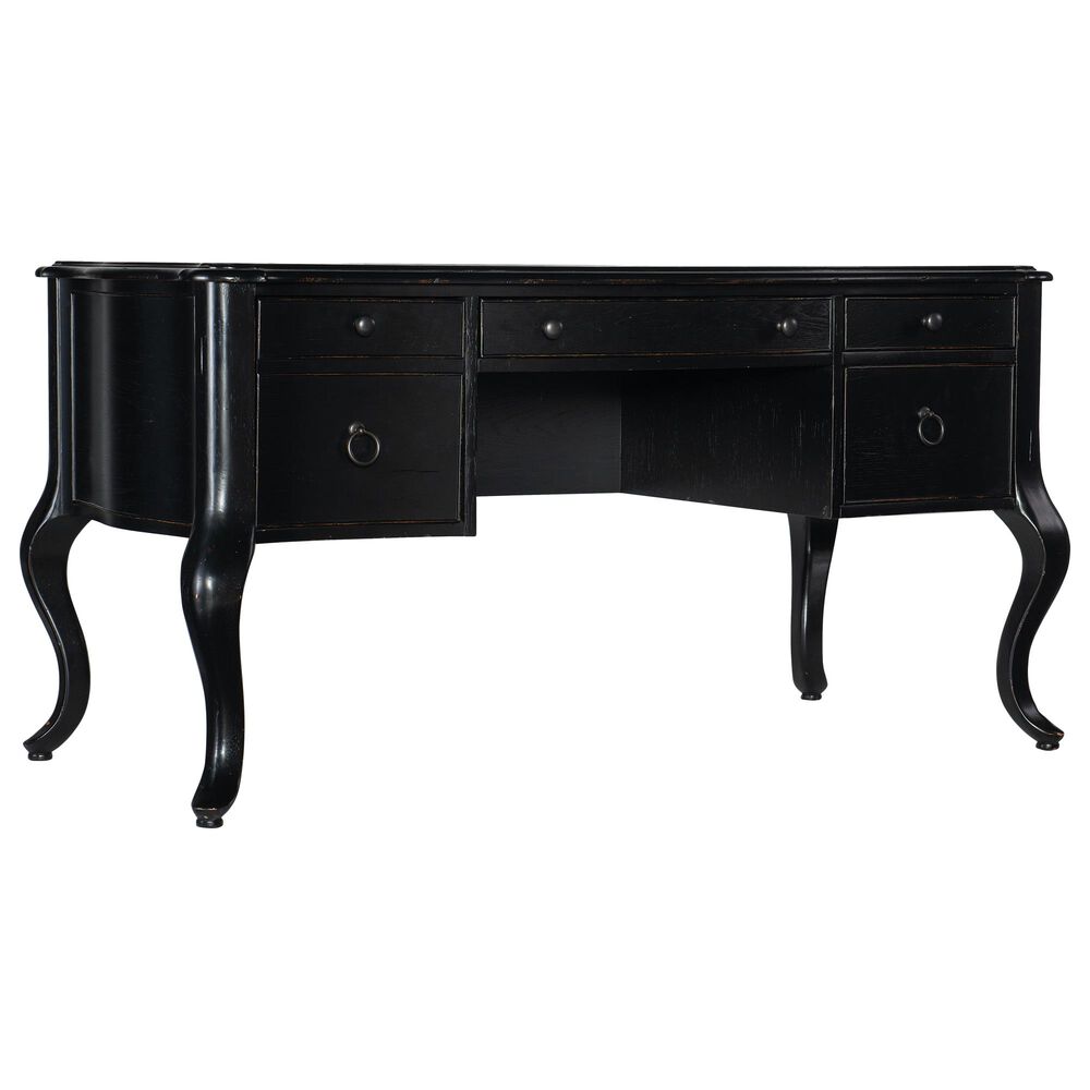 Hooker Furniture Bristowe Writing Desk in Black and Warm Brown, , large