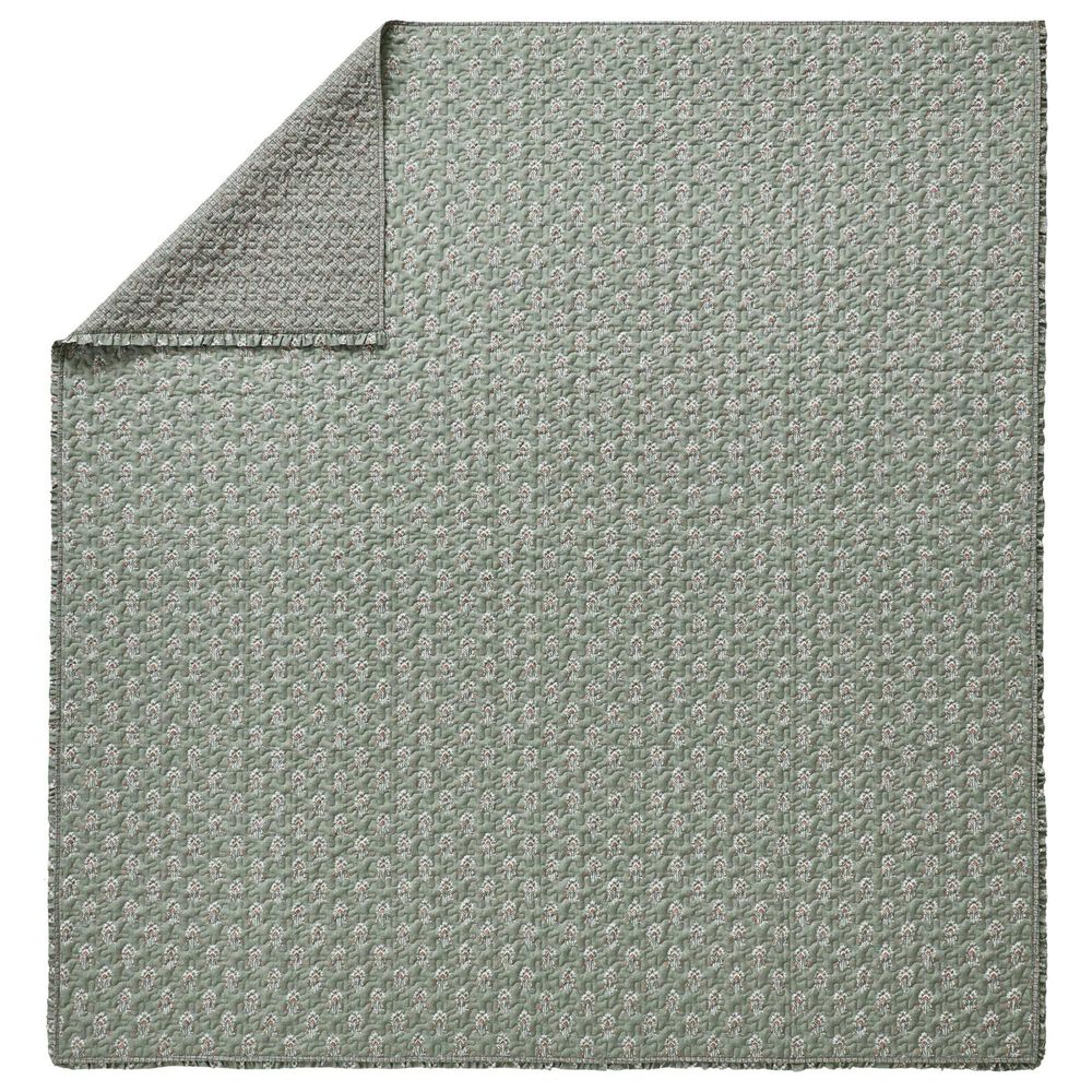Hampton Park Linwood 3-Piece Queen Quilt Set in Sage Green, , large