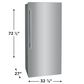 Frigidaire Professional 19 Cu. Ft. Single-Door Refer - Gray Interior, , large