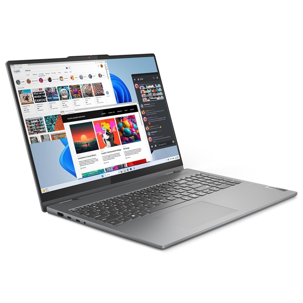 Lenovo 16&quot; IdeaPad 5 2-in-1 Laptop | AMD Ryzen 5 8645HS - 16GB RAM - Integrated AMD Radeon 760M Graphics - 512GB SSD in Luna Grey, , large