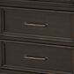 at HOME Caldwell 2 Drawer Nightstand in Caldwell Dark Brown with Black, , large