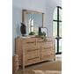 Hooker Furniture Vineyard Row Square Mirror in Sonoma, , large